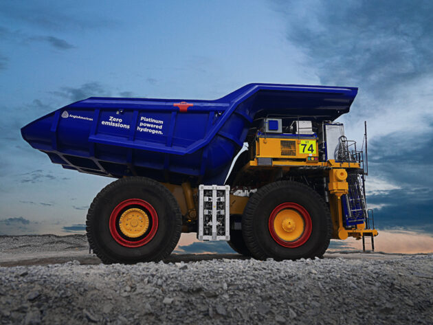 Anglo American ore-hauling truck