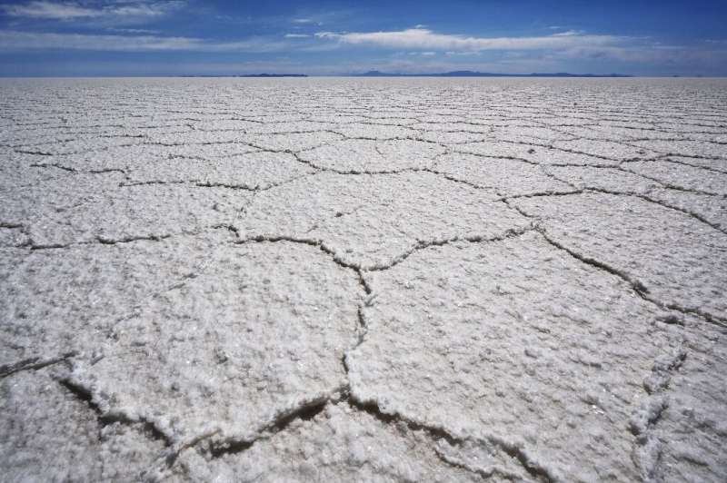 The Uyuni salt flat in Bolivia is thought to hold more lithium than anywhere else in the world