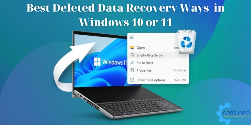 Best Deleted Data Recovery Ways in Windows 10 or 11
